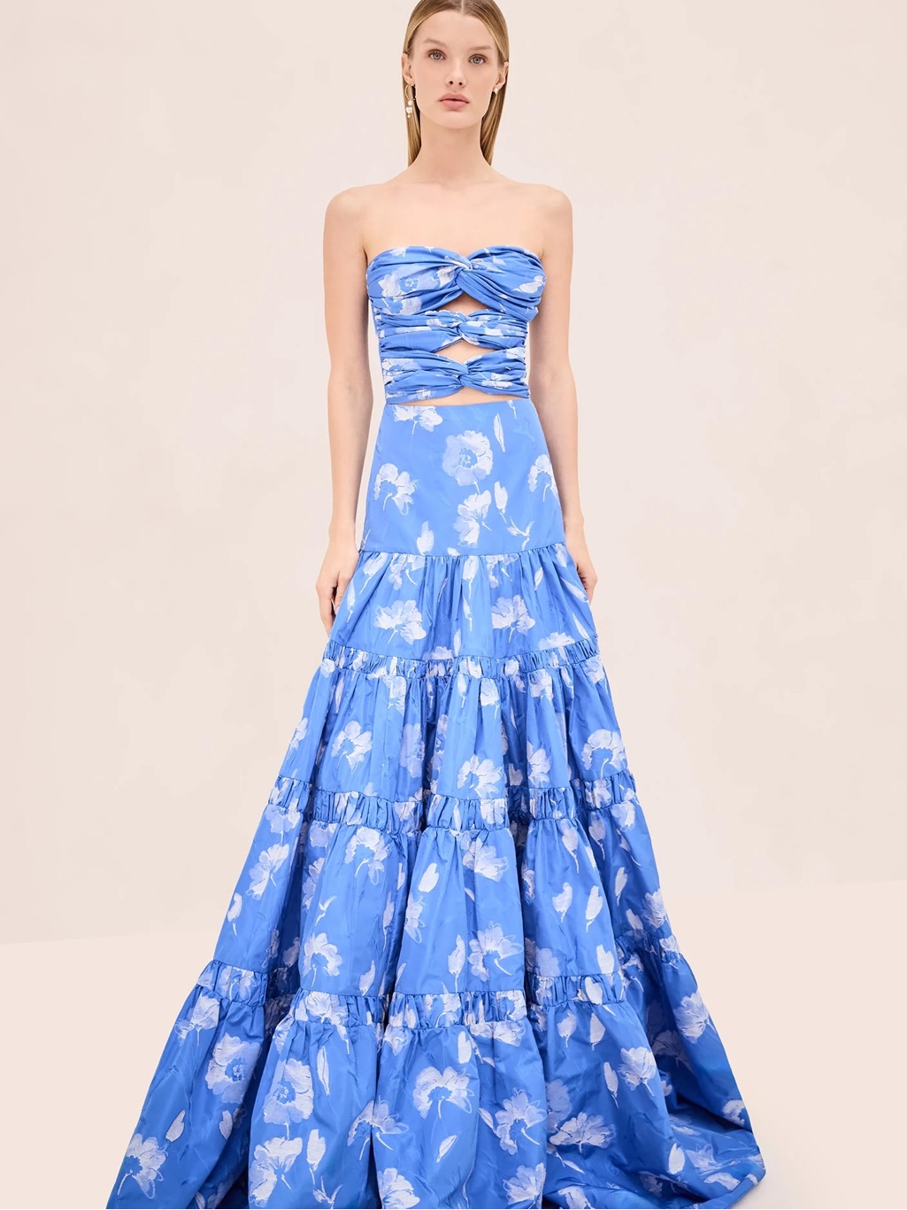 Alexis Nwot Lucente Maxi Dress In Azul